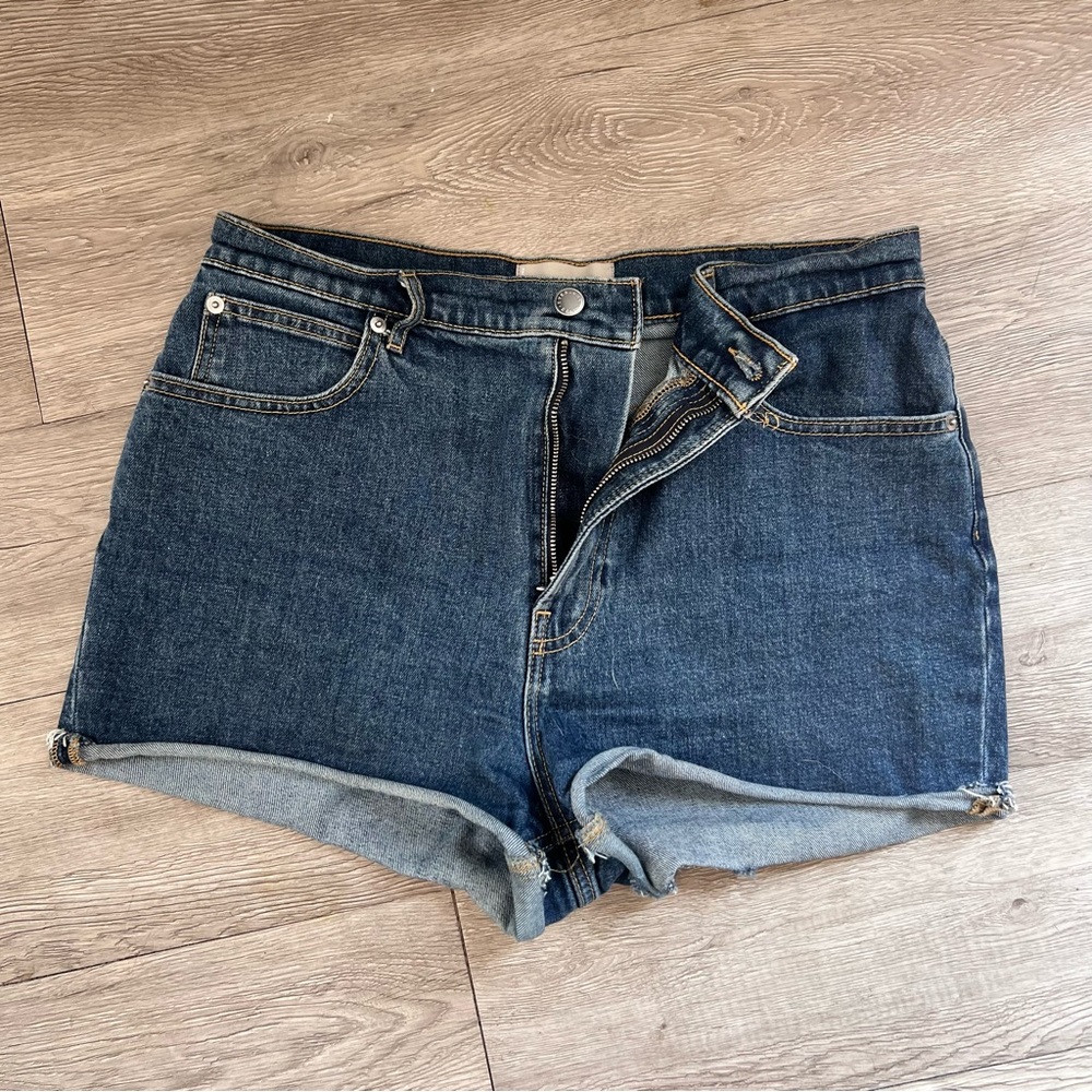 EVERLANE HIGH WAIST JEAN SHORTS